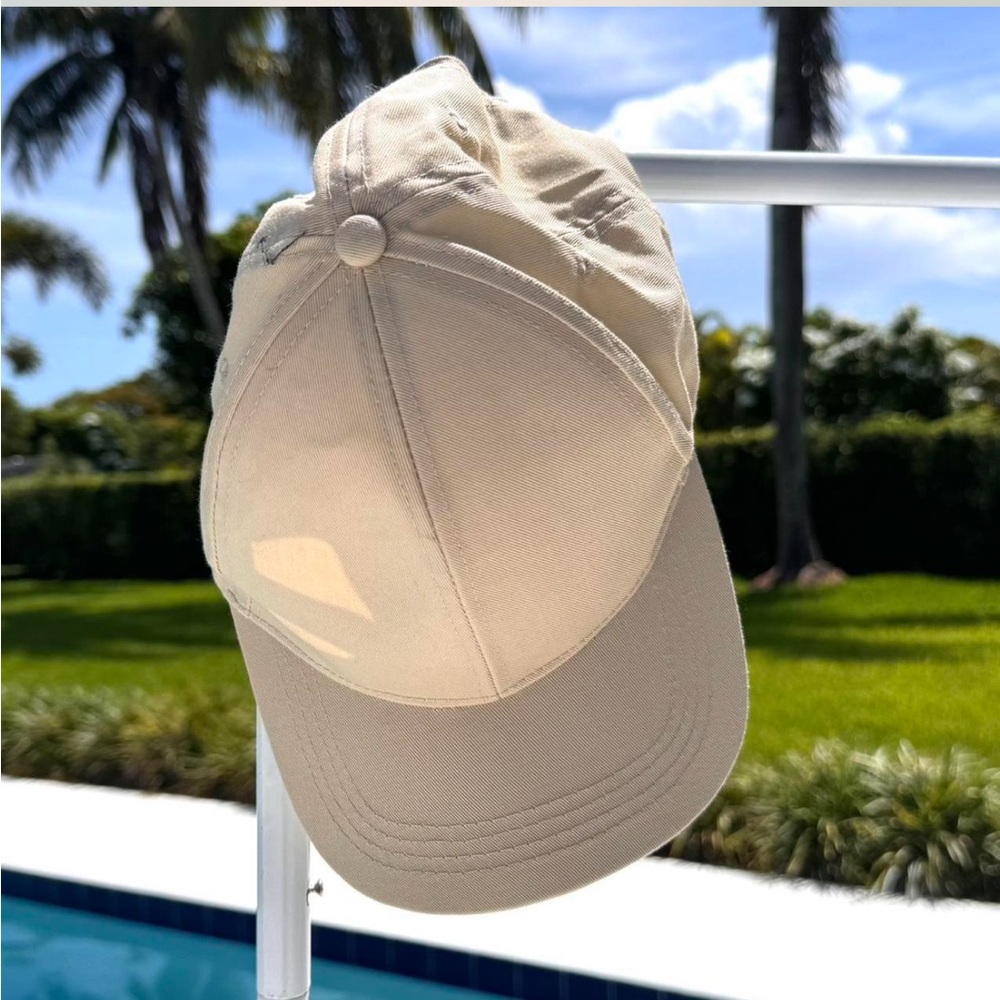 Beige Baseball Cap